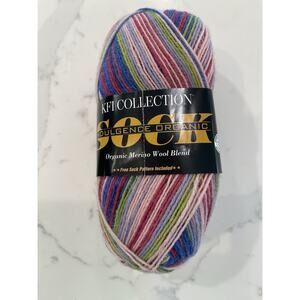 KFI Collection Indulgence Organic Sock Yarn Merino Wool Blend Santorini #106